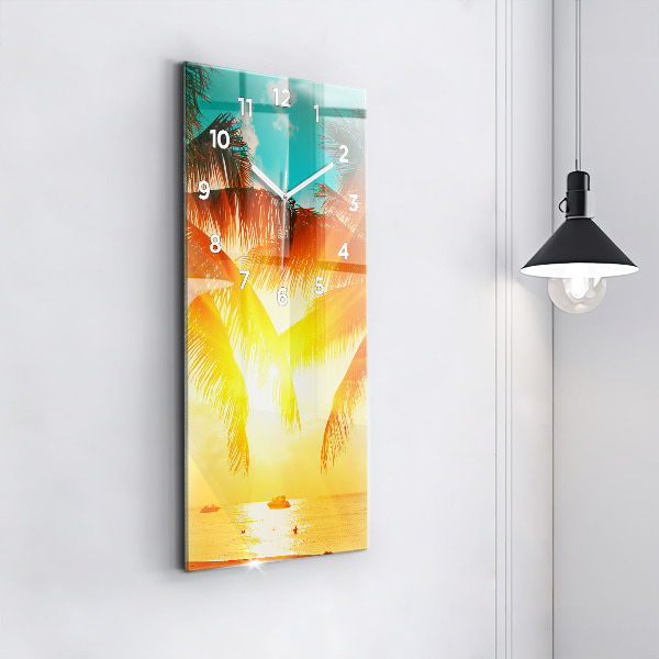 Vertikálne hodiny Prázdniny Oddych Leto