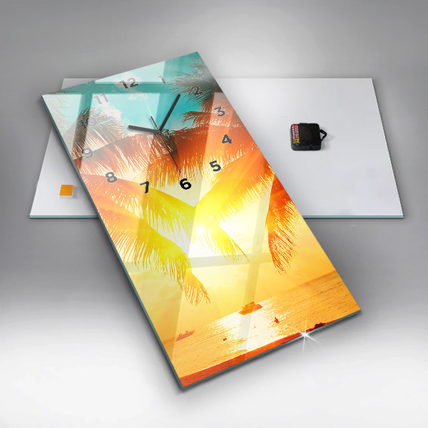 Vertikálne hodiny Prázdniny Oddych Leto