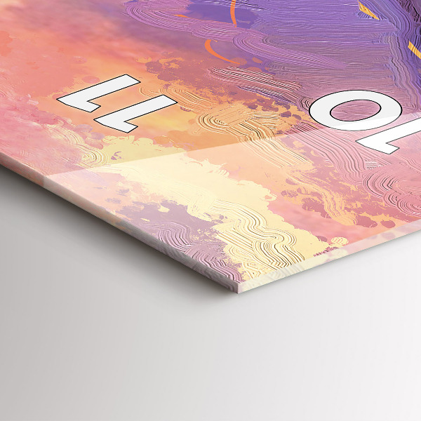 Vertikálne hodiny Lúka pri západe slnka