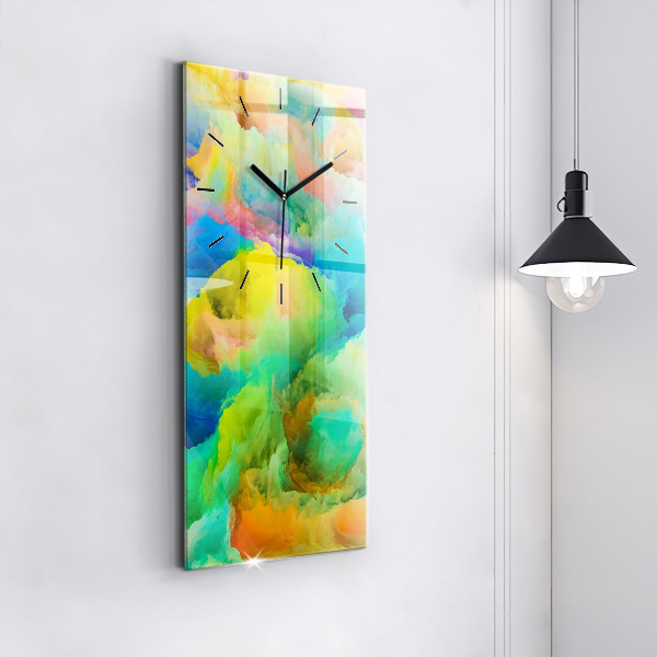 Vertikálne hodiny Fraktálna textúra