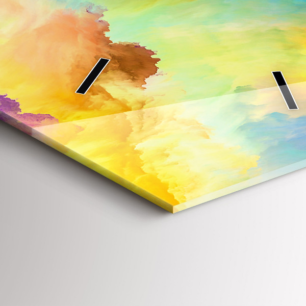 Vertikálne hodiny Fraktálna textúra