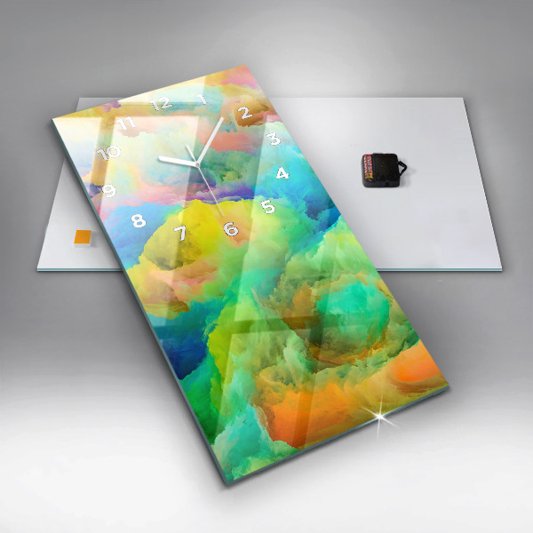 Vertikálne hodiny Fraktálna textúra