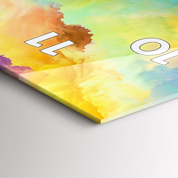 Vertikálne hodiny Fraktálna textúra