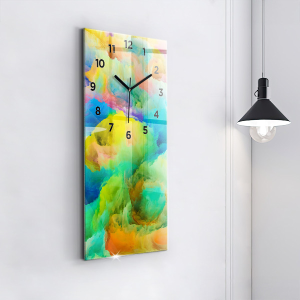 Vertikálne hodiny Fraktálna textúra