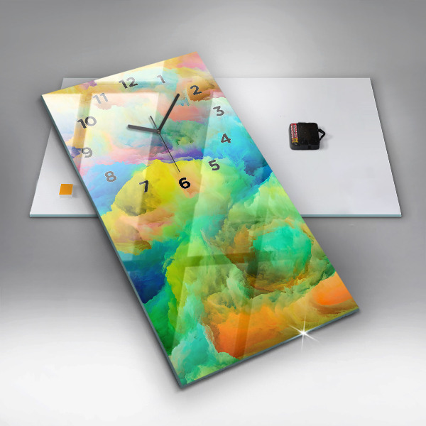 Vertikálne hodiny Fraktálna textúra