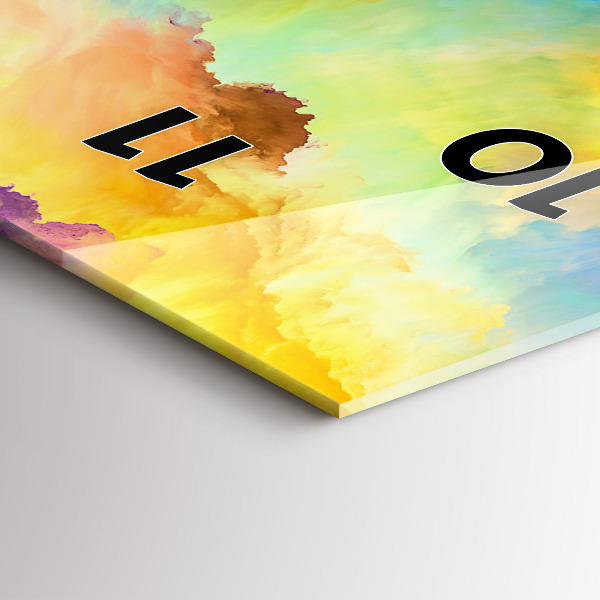 Vertikálne hodiny Fraktálna textúra