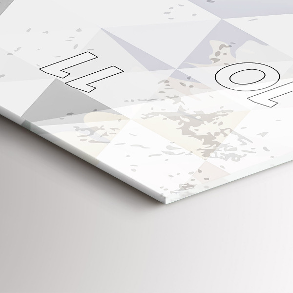 Vertikálne hodiny Geometrický vzor