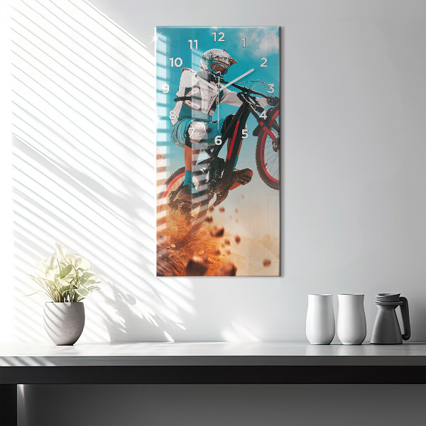 Vertikálne hodiny Kaskadér a adrenalín