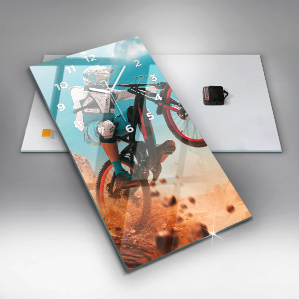 Vertikálne hodiny Kaskadér a adrenalín