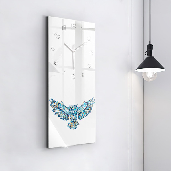 Vertikálne hodiny Sova v lete