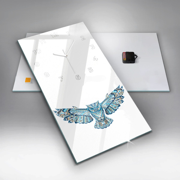 Vertikálne hodiny Sova v lete