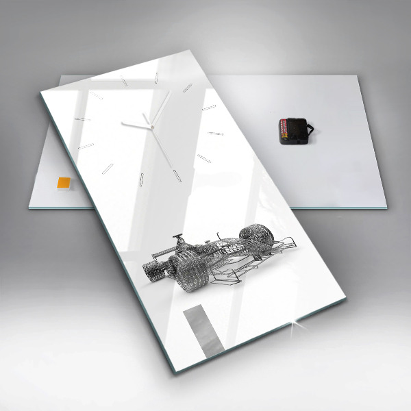 Vertikálne hodiny Dizajn auta F1