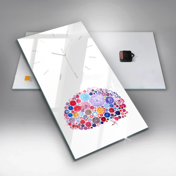 Vertikálne hodiny Farebné abstraktné ilustrácie