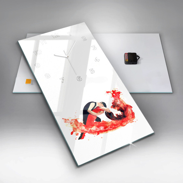 Vertikálne hodiny Zmyselné tango plné emócií