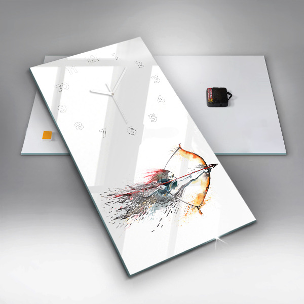 Vertikálne hodiny Bojovník počas lovu