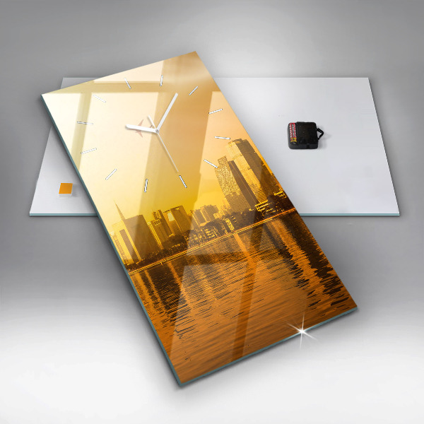 Vertikálne hodiny Čína rieky Zhujiang