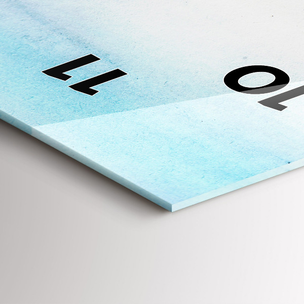 Vertikálne hodiny Maľovaná krajina Paríža