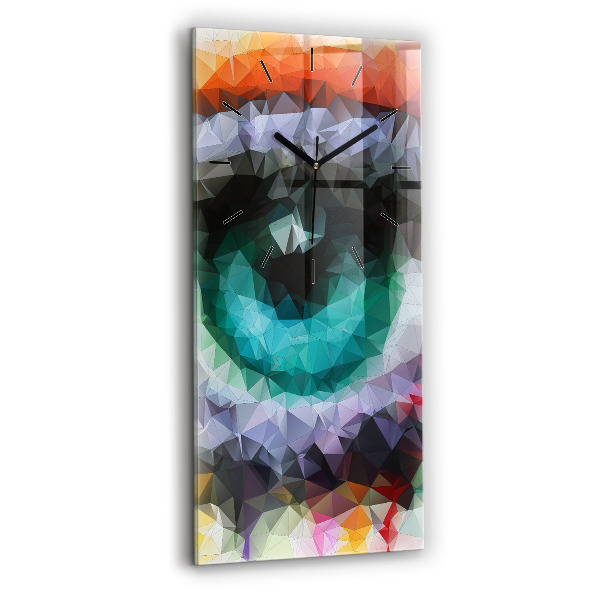 Vertikálne hodiny Farebné ľudské oko