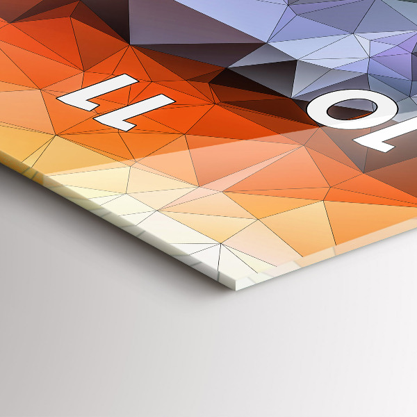 Vertikálne hodiny Farebné ľudské oko