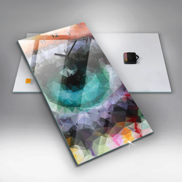 Vertikálne hodiny Farebné ľudské oko