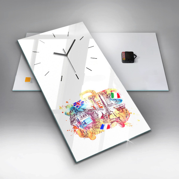 Vertikálne hodiny Atraktívne krajiny sveta