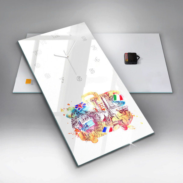 Vertikálne hodiny Atraktívne krajiny sveta