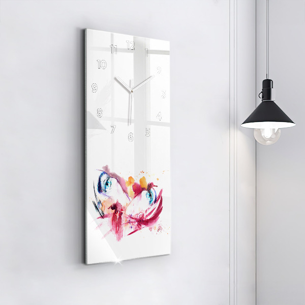 Vertikálne hodiny Romantický pár