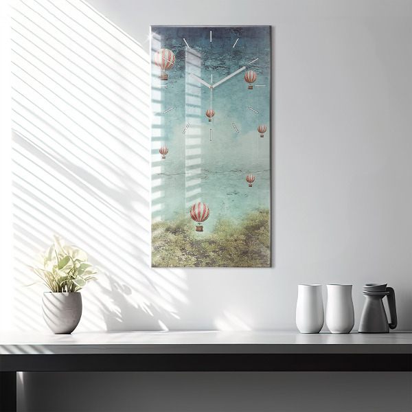 Vertikálne hodiny Maľované balóny