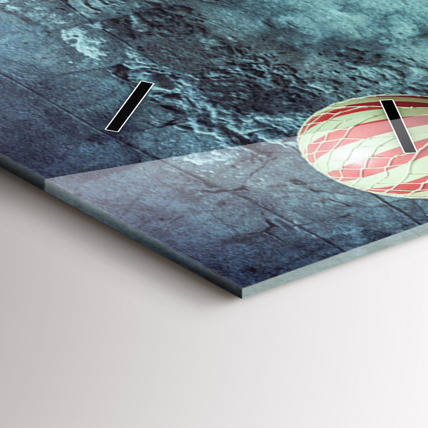 Vertikálne hodiny Maľované balóny