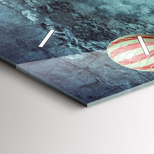 Vertikálne hodiny Maľované balóny