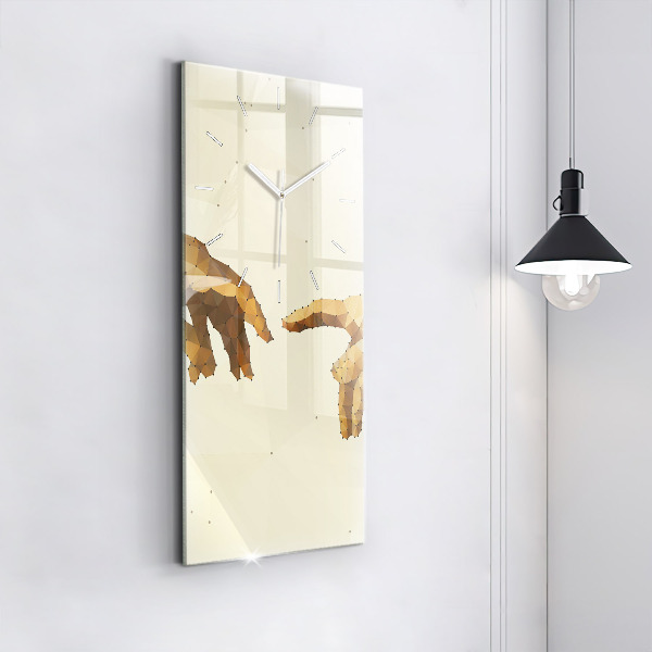 Vertikálne hodiny Stvorenie Adama