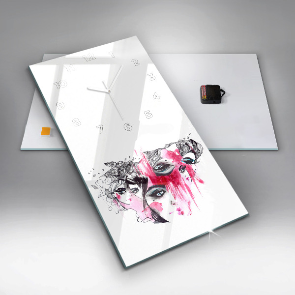 Vertikálne hodiny Mnoho tvárí abstrakcie