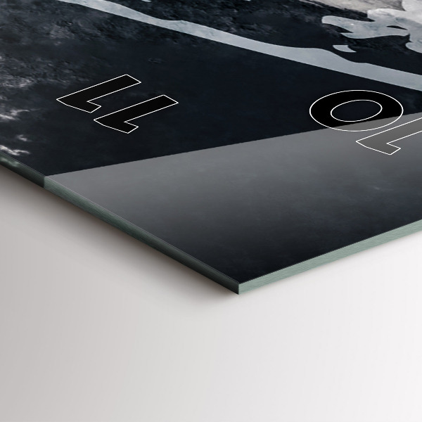 Vertikálne hodiny Žena – akvarely