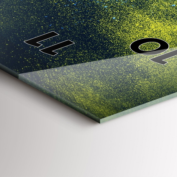 Vertikálne hodiny Farebný papagáj