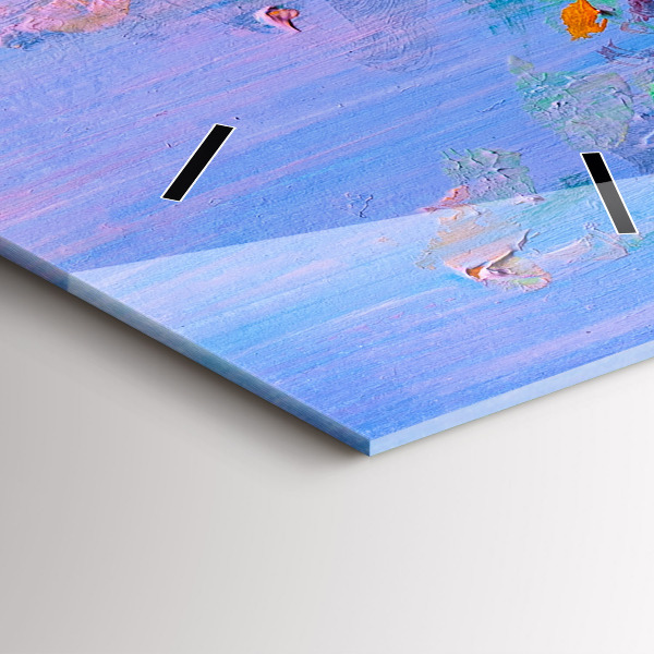 Vertikálne hodiny Kvety vo váze