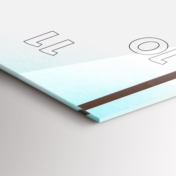 Vertikálne hodiny Muž na letisku