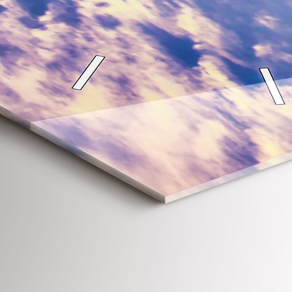 Vertikálne hodiny Západ slnka v New Yorku