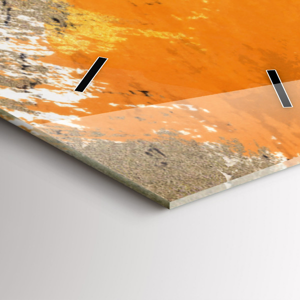 Vertikálne hodiny Abstraktný ženský portrét