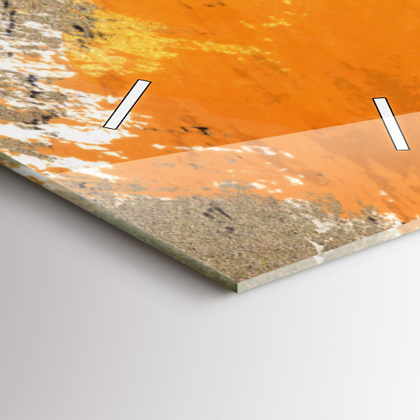 Vertikálne hodiny Abstraktný ženský portrét