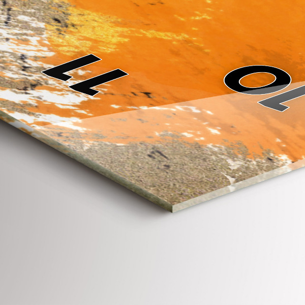 Vertikálne hodiny Abstraktný ženský portrét