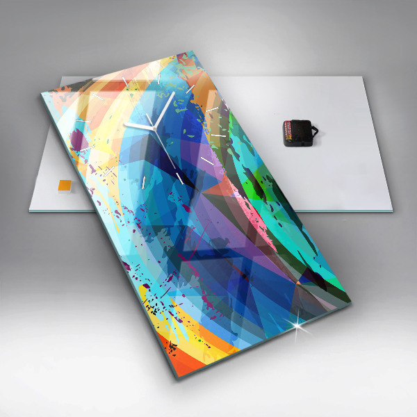 Vertikálne hodiny abstraktné pozadie