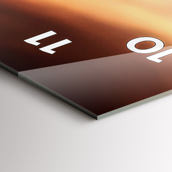 Vertikálne hodiny Mušle na pláži