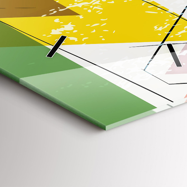 Vertikálne hodiny Geometrické trojuholníky