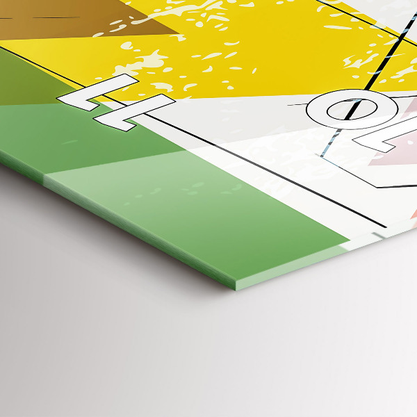 Vertikálne hodiny Geometrické trojuholníky