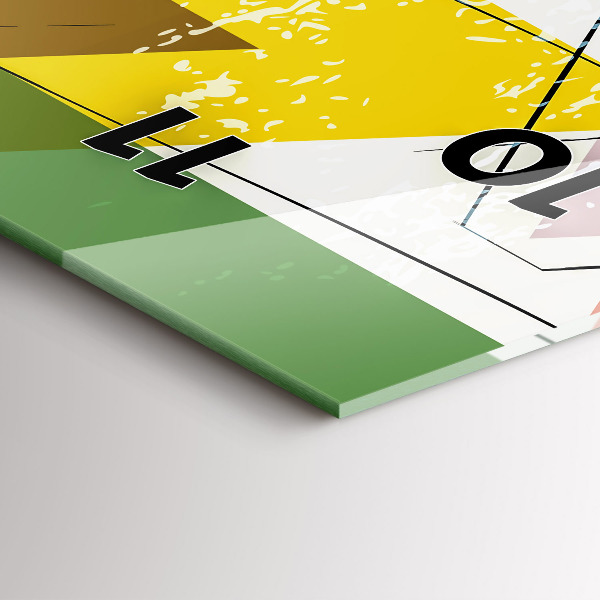 Vertikálne hodiny Geometrické trojuholníky