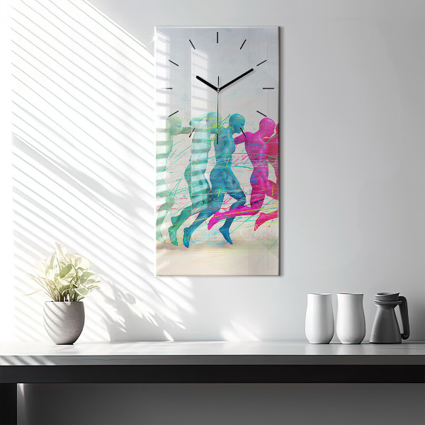 Vertikálne hodiny Pestrofarební ľudia