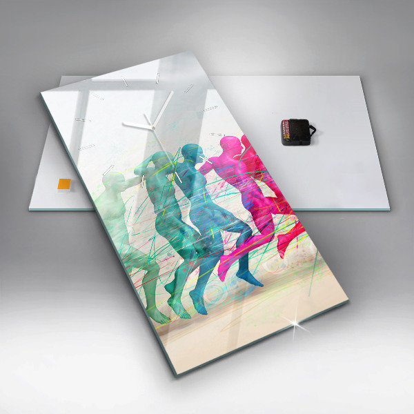 Vertikálne hodiny Pestrofarební ľudia