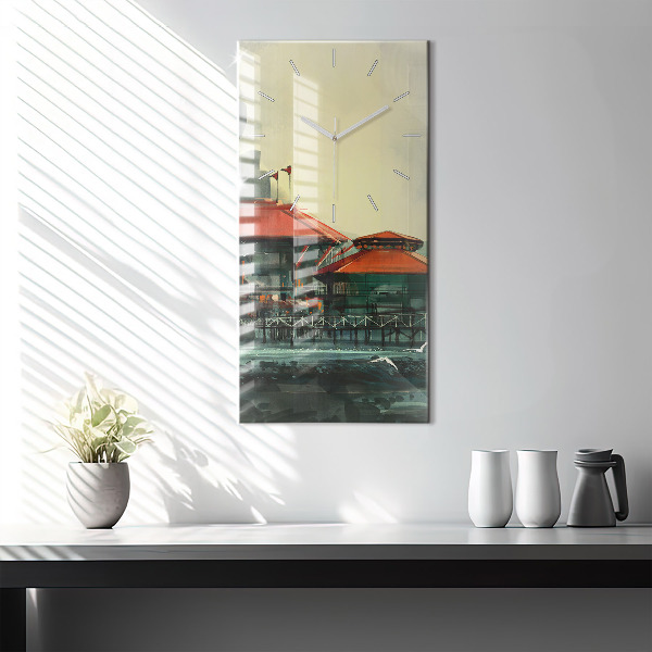 Vertikálne hodiny Rybárska dedina