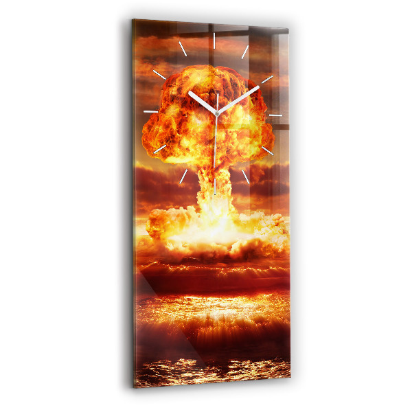Vertikálne hodiny Výbuch atómovej bomby