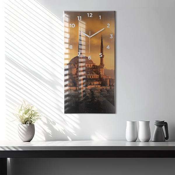 Vertikálne hodiny Mešita v Istanbule